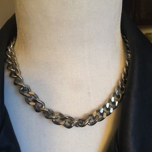 Large Link Silver Chain/Choker